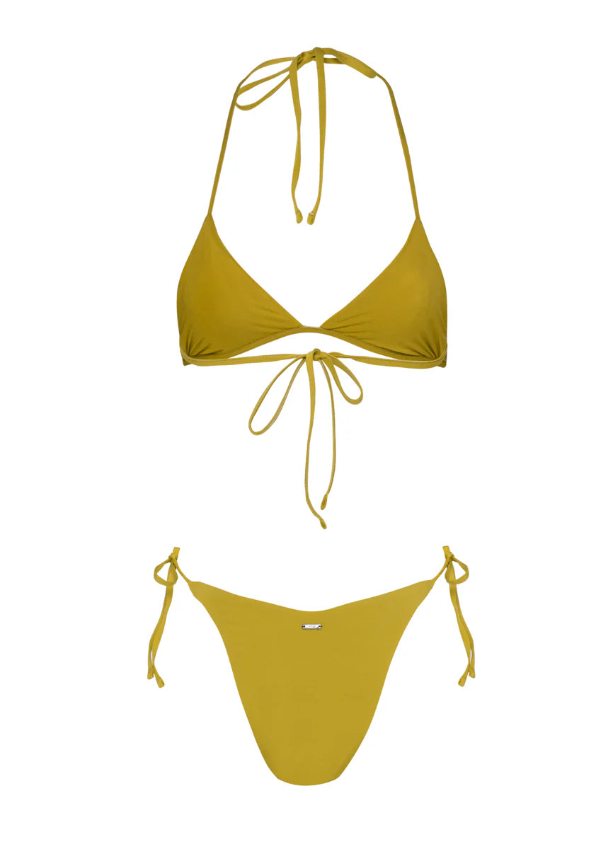 Olive palmetto balminess sunnier bikini set