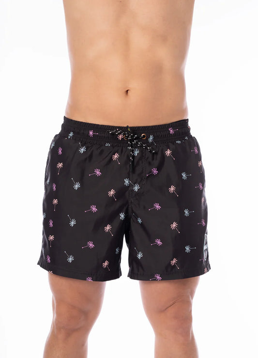 Midnight Palm Sailor Sporty Shorts