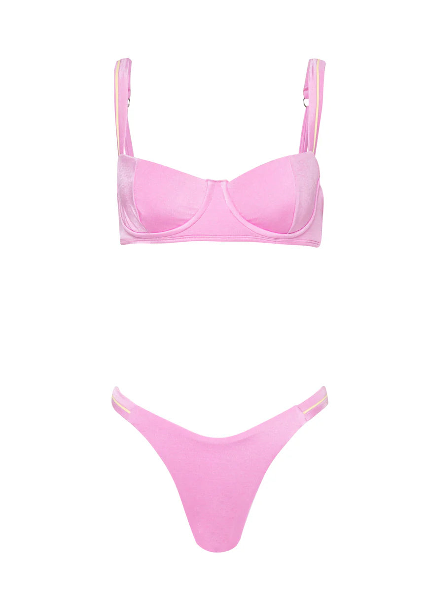 Fondant Pink Serendipity Resplendor bikini set