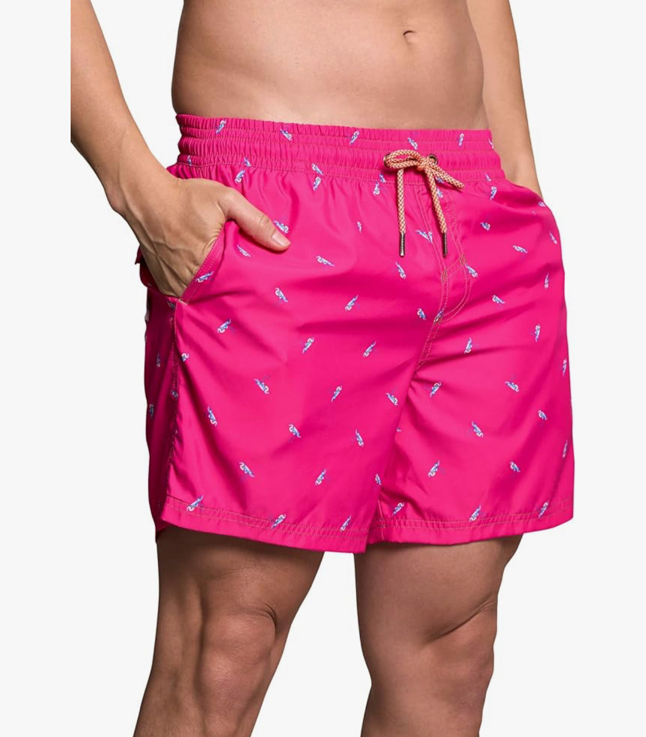 Men Trunk Swimwear pink