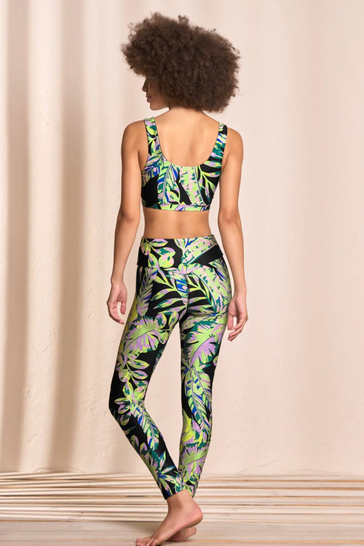 Maaji Leggins Greenleaf Passiflora High Rise Full