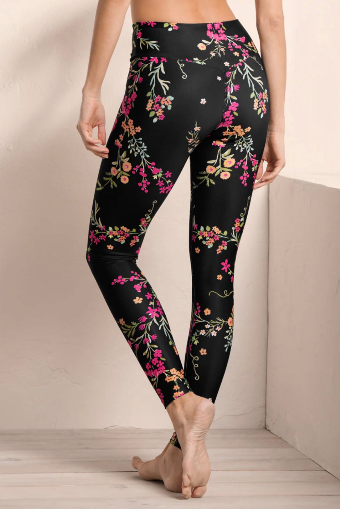 Maaji Leggins Evening Bloom Passiflora High Rise Full